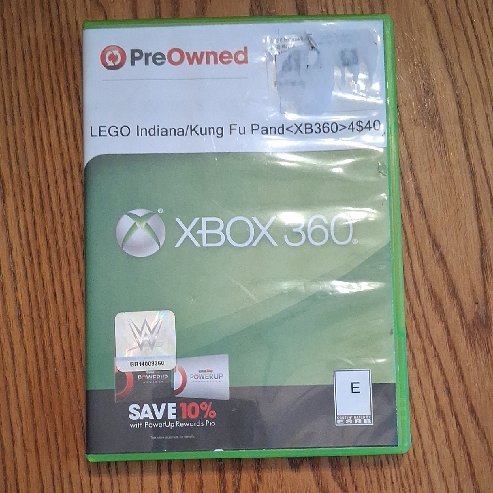 LEGO Indiana Jones & Kung Fu Panda Game - Green Case